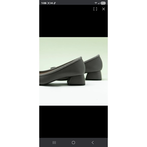 C. Paravano Women's Pump | Square Toe Chunky Heels | Leather Low Heel Pumps  40 - Picture 9 of 13